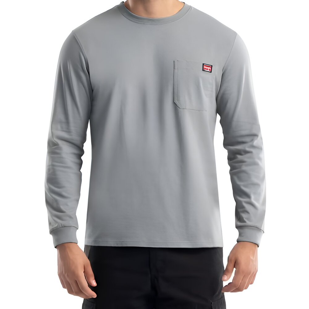 NEW Wrangler XL (46-48) Men's Gray Heavyweight Workwear Pocket Tee